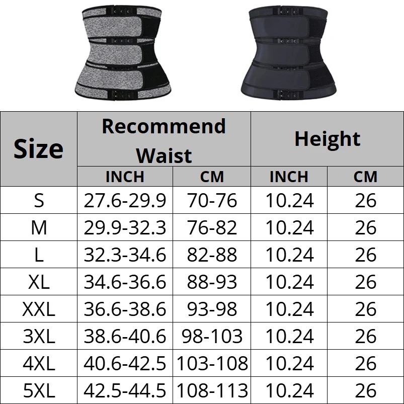 17 E SIZE CHART