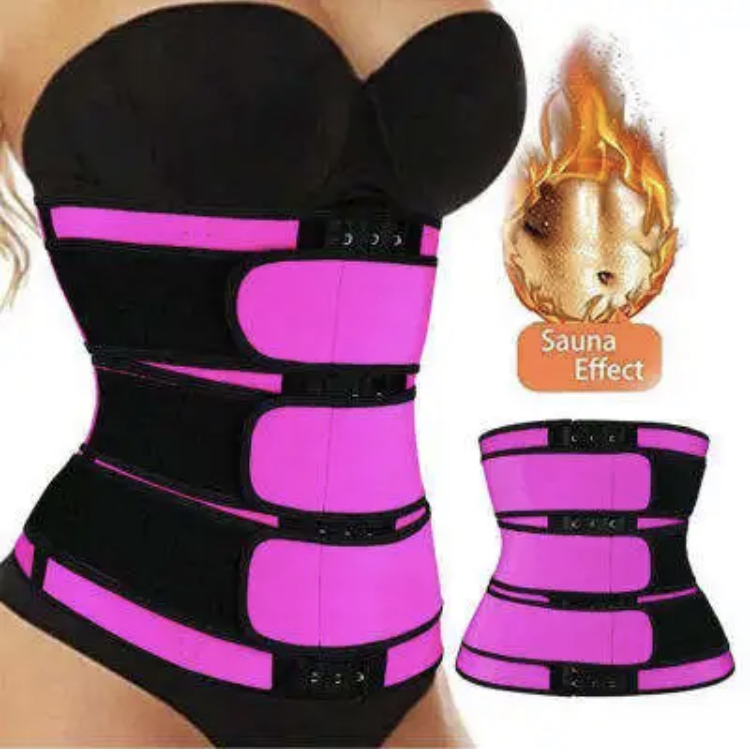 Double-Layer Abdominal Support Steel Boned Waist Trainer