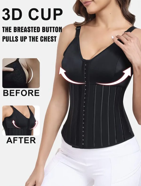 Waist Trainer Cincher Corset with Bra - Image 3